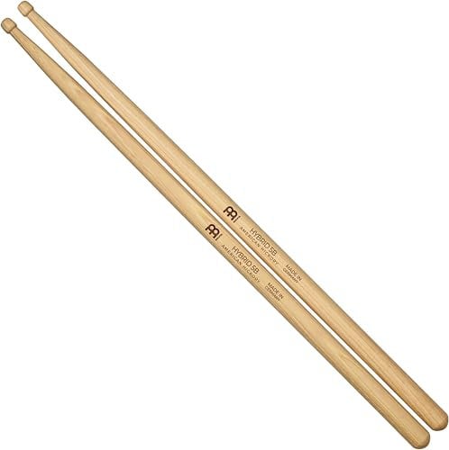 Meinl Stick & Brush 5B Hybrid Drumsticks (16,25 Zoll) - American Hickory - Schlagzeug Sticks (SB107)