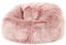 Icon Kingston Sitzsack Kinder, Rosa, Flauschiger Kunstpelzstoff, Sitzsack Flauschig mit Füllung, Bequemer Kinder Sessel, Kuschelsessel, Lese Sessel, Schlafzimmer, Kinderzimmer, Spielzimmer