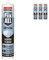 Pack of 3 Soudal Fix All Crystal Clear 100% Transparent Neutral Silicone Sealant Adhesive
