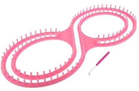 Tubayia Strickrahmen Set Strickring Stricken Basteln Häkeln Werkzeug für Schals, Mützen, Decken, Kissen, Socken usw