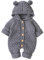 Haokaini Neugeborenes Baby Ohr Kapuze Gestrickte Strampler Overall Winter wärmer Schneeanzug für Jungen Mädchen Unterwäsche Warmer Pullover