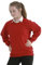 EX M&S Boys Girls Unisex School Crew Neck Round Neck Sweatshirt Uniform Ages 3-13 Years Red