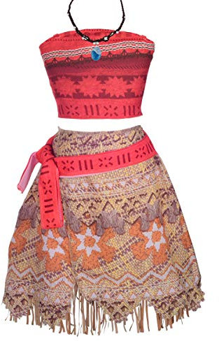 Lito Angels Prinzessin Kleid Verkleidung Kostüm mit Halskette für Kleinkind Mädchen Größe 3 Jahre 98