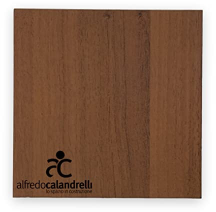 Alfredo Calandrelli Coppia Ripiani di Legno per Armadio 86,4X50X1.8 (Noce)