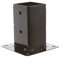 Support de poteau sur platine - Dimension (mm) : 90x90