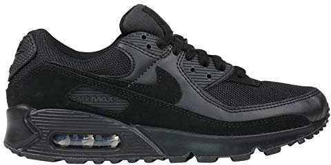 Nike Nike Air Max 90 Women's Shoe, Women’s Running Shoe, black/black-black-white, 2.5 UK (35.5 EU)