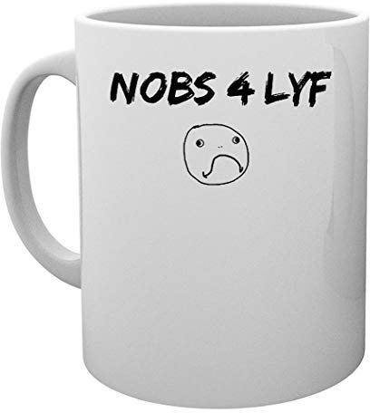 Nobs 4 Lyf Kaffeebecher Tassen Mug Cup
