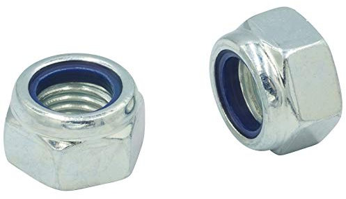 Sicherungsmuttern (Standard Ausführung) - M2,5 - (50 Stück) - DIN 985 - Stoppmuttern - galvanisch verzinkt Kl. 6/8 - SC985 | SC-Normteile