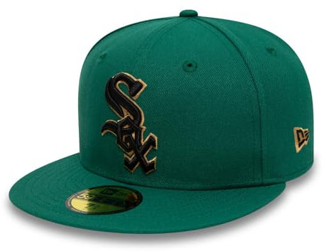 New Era Cap 59FIFTY Herren Basecap NFL NBA MLB Limited Edition (Chicago White Sox Green, 7 3/8)