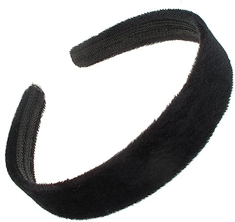 Arranview Jewellery Serre-tête rembourré en velours noir