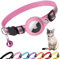Croc-Cat airtag Katzenhalsband, Zubehör Kompatibel mit Apple Airtag, Halsband mit Sicherheitsschnalle Anti Strangulation für Kätzchen und kleine Hunde, GPS airtag Nicht inbegriffen!