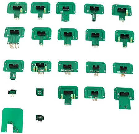 KIMISS BDM Adapter, 22 Stück BDM Sondenadapter Chip Tuning Werkzeug Zubehör Kit Komplettes Set BDM Adapter Full Set Chip 60 mm Breite ECU Chip Tuning Werkzeug für K‑TAG ECU Programmer Sonde + Auto
