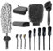 Oiiurly Car Cleaning Kit 13 Pcs Car Washing Set with 40cm Extra Long Alloy Wheel Brush Ddetailing Brushes Tyre Brush Car Wash Mitt Interior & Exterior Cleaning Accessories for Car Motorcycle Bike