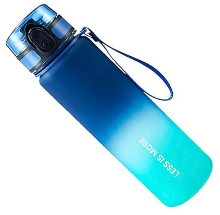 Auslaufsichere Trinkflasche | Kostenlose Trinkflasche | Große Sportwasserflasche, Sportflaschen 1L Auslaufsicher Design Wasserflaschen, für Teenager, Erwachsene, Sport, Wandern, Fitnessstudio,