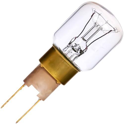 MONTERAL Bombilla Nevera 15W 230/240V con la Placa Base X7E T-Click con Código Original 484000000979 para Whirlpool Frigorifico