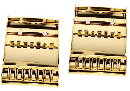 Baluue 2stücke Scissors Holder Rack Für Friseure Eleganter Organizer Für Scherenaufbewahrung Im Salon Goldene Farbe Einzigartiges Tray-Design Platzsparend Und