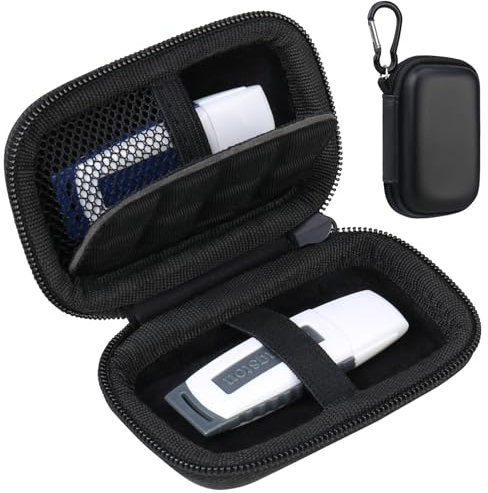 Lacdo USB Flash Drive Case, USB Storage Case, USB Holder Storage Bag, Thumb Drive Caes for San Disk/Samsung USB Flash Drive USB Case, Jump Drive Case, Electronic Accessories Organizer, Black