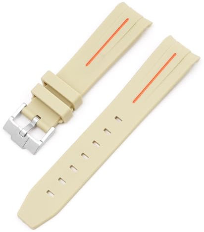 BIK Für Omega Swatch Joint Planet Series Moon Mercury gebogenes Kautschukarmband für Moonswatch-Uhr gebogenes, lückenloses Kautschukarmband für Männer und Frauen, 20 mm Uhrenarmbänder(WW)