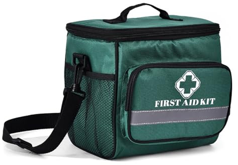 Zasjon Borsa Pronto Soccorso, Borsa per Medicinali Grande Capacità Kit Pronto Soccorso da Viaggio Portatile Porta Medicine da Viaggio Impermeabile Kit pronto Soccorso Casa per Casa, Ufficio, Esterno