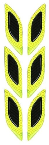 WUDIJING 6 Stück Auto Reflektierende Aufkleber für Kotflügel für Toyota Hilux III Bj. 2005-2015, Auto Kotflügel Motorhaube Stoßstange Reflektierende Aufkleber,D