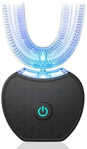 Schallzahnbürste SensePro Sonic Brush V5 Ultraschall Zahnbürsten Elektrische Zahnbürste (Black)