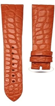 PNESHGTT Kompatibel mit CARL F. BUCHERER MANERO 00.10922 ALLIGATORLEDER-UHRENARMBAND