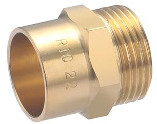 Raccord Laiton à Souder Ø22 - à Visser Mâle 20x27 NOYON & THIEBAULT