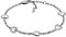 Fossil Armband Für Frauen, 16,5 Cm + 1,2 Cm + 1,2 Cm Silbernes Edelstahlarmband, JOF00458040