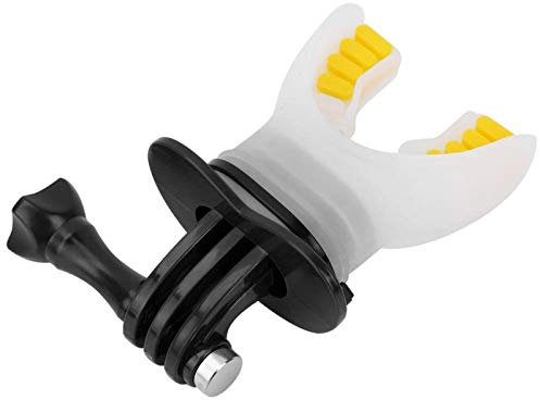 Tangxi Camera Mouth Bite Moun, Fixations de Connexion pour Montage de Monture de Connexion au Surf pour GoPro Hero 7/6/5/4/3/3 +/, pour SJCAM, pour Eken, pour Xiaomi Yi caméra d'action(Noir)