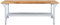 ADB Werkbank Verpackungstisch 200x75x85cm Lichtgrau (RAL 7035), Packtisch, Montagetisch, Arbeitstisch, Versandtisch