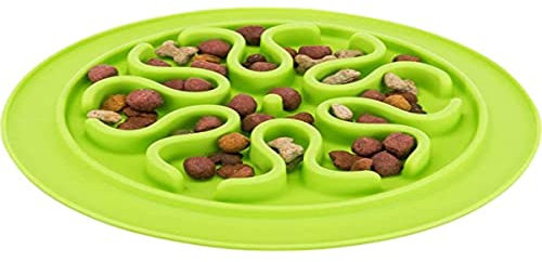 TRIXIE - Set de Table Slow Feed Dimensions: ø 24 cm. Coloris: aléatoire. pour Chien.