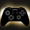 Gaming Controller X Lampe aus Holz - personalisierbares Geschenk für Männer - Gaming Zimmer Deko - Gamingpad Lampe - personalisierbar zum Hinstellen/Aufhängen - Retro Gaming - persönliches Geschenk