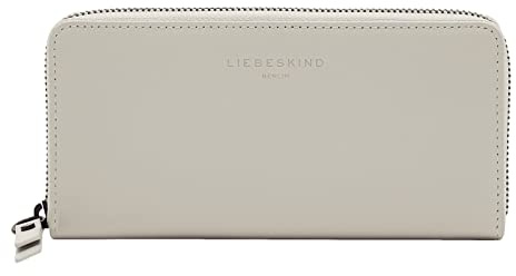 Liebeskind Berlin Damen Paper Bag Carter Gigi - Portemonnee Purse L, Oatmilk, Large (HxBxT 9.5cm x 19cm 2cm) EU