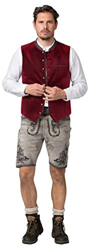 Stockerpoint Lorenzo Herren Trachtenweste, bordeaux, 48