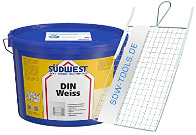 Südwest DIN Weiss 12,5 liter mit sdw-tools Rollsieb