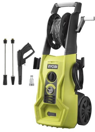 Ryobi RY170PWA 2500 W bürstenloser Induktions-Hochdruckreiniger, 170 bar