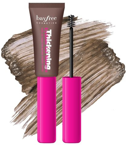 bayfree Thickening Eyebrow,Waterproof Tinted Brow Glue,Wearable Eyebrow Glue for 16h,Ash Brown