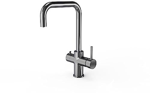 4 in 1 Instant Boiling Water Tap, Filtered Boiling & Cold Water Kitchen Tap, 2.4L Boiler Unit and Filter Set | Instant hot Drink 4 in 1 Tap (Chrome)