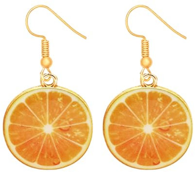 Goiern 1 pare Früchte Ohrringe Frucht-ohr-bolzen Lustige Nette Ohrringe Lemon Drops Baumeln Frauen