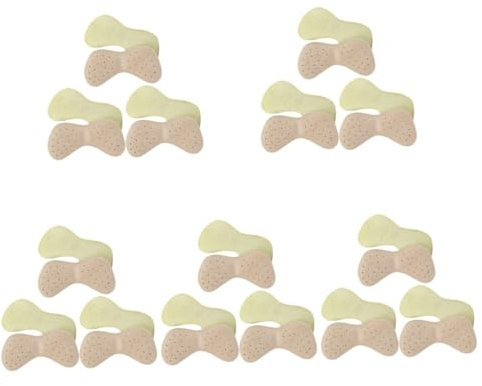 MAGICLULU 5 Sets Fersenschutz Für Turnschuhe Silikon-fersenpflaster-aufkleber Für Schuhe Bequeme Fußaufkleber 6 Stück * 5