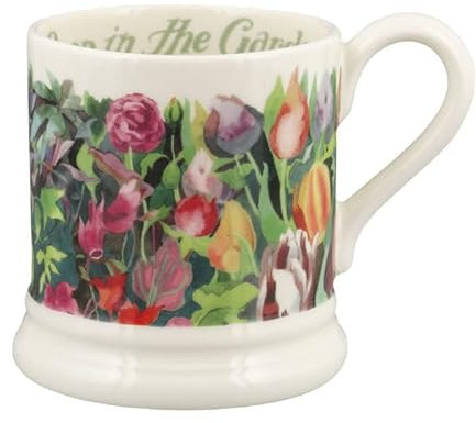 Emma Bridgewater Grande tasse à café en céramique 1/2 pinte, grande tasse à café – Tasse à café en faïence, cappuccino, latte, café, tasse à thé – Belles tasses, cadeau d'anniversaire – Tasse à café