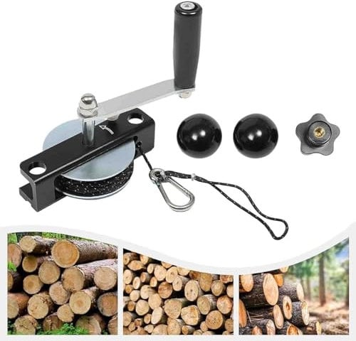 LNJZMDSS Manual Winches, Manual Winches for Chain Saw Mills, Make Milling Easier, Cutting Smoother, Less Effort, Allowing You To Cut Logs