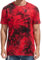 RONOMO Men's tie dye T-Shirt(ZR Red XXXL)