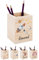 Bärenfreunde® - Personalisierter Stiftehalter Kinder aus Holz - Kreativer und praktischer Schreibtisch-Organizer Kinder mit Namen - Perfektes Einschulung Geschenk und Geburtstag (Astronaut Weltall)