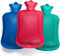 Mini Hot Water Bottles - 3 Pack - Random Color - Bed Warmer - 3X 750ml Hot Water Bag for Pain Relief Hot Cold Compress Cramps Back Pain Neck Pain