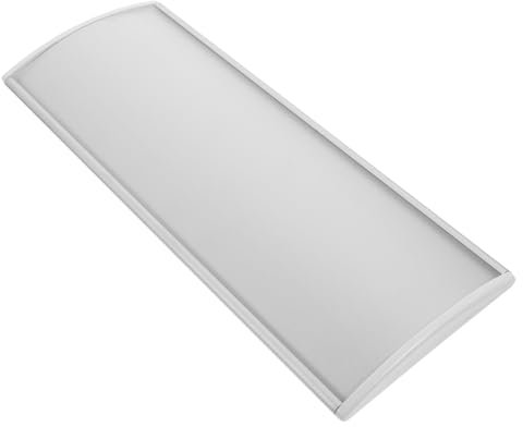 FUNOMOCYA Aluminum Office Door Name Plate 21x8cm Silver Curved Metal Sign Plate Blank Wall Sign for Departments and Classrooms