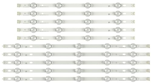 BWBVHRHZY 10 pz Striscia di Retroilluminazione A LED Misura for LG 50LB5610 50LB653V 50LF5800 50LB570U 50LB551U 6916L-1978A 1779A 1983A 1982A 1735A 1736A