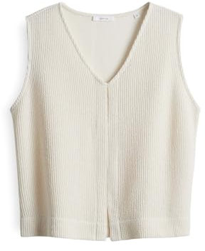 OPUS Damen Sweatshirt | Sweattop GOPICA Regular in Strickoptik Natural Glaze, 38