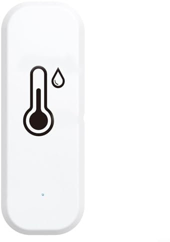 Indoor Smart Temperature and Humidity Detector Monitor Your Environment with App Notifications and Automation (A)