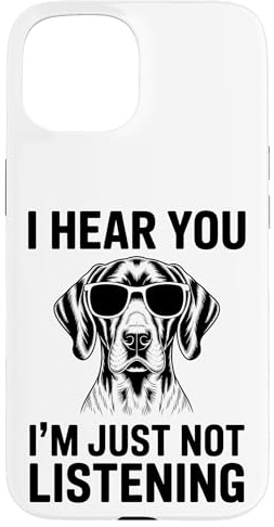 Carcasa para iPhone 15 Perro Braco Alemán De Pelo Corto Puntero Alemán De Pelo Corto